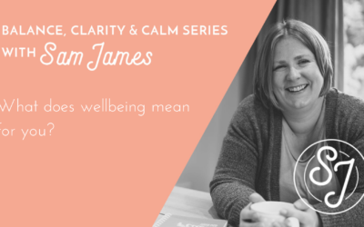 What does wellbeing mean to you?